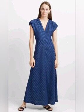 Club Monaco Ravonah Maxi Dress Blue Size 6